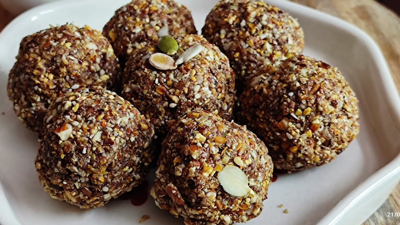 Mix Seeds Laddu I  Biotin Laddu for Healthy Hair & Skin I Iron And Protein Rich Laddu 