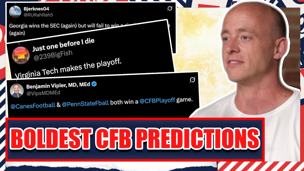 Boldest CFB Predictions For 2026 - Josh Pate's College Football Show