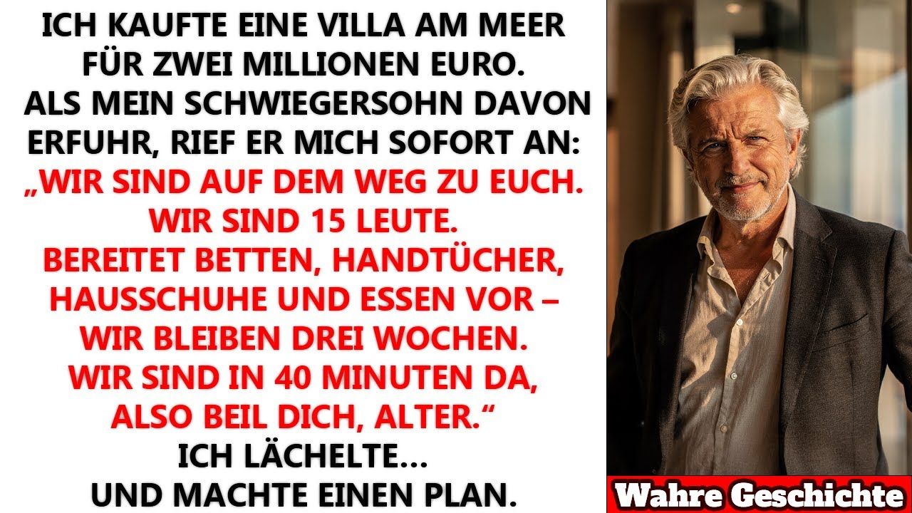 Mein Schwiegersohn brach mit seinen Freunden in mein Haus ein – also erteilte ich ihm eine Lektion.