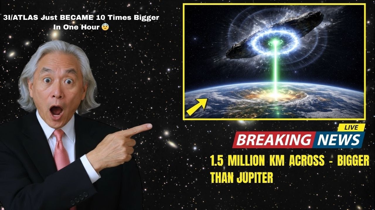 A Space Object Just Grew Larger Than Jupiter — The 3I/ATLAS Mystery