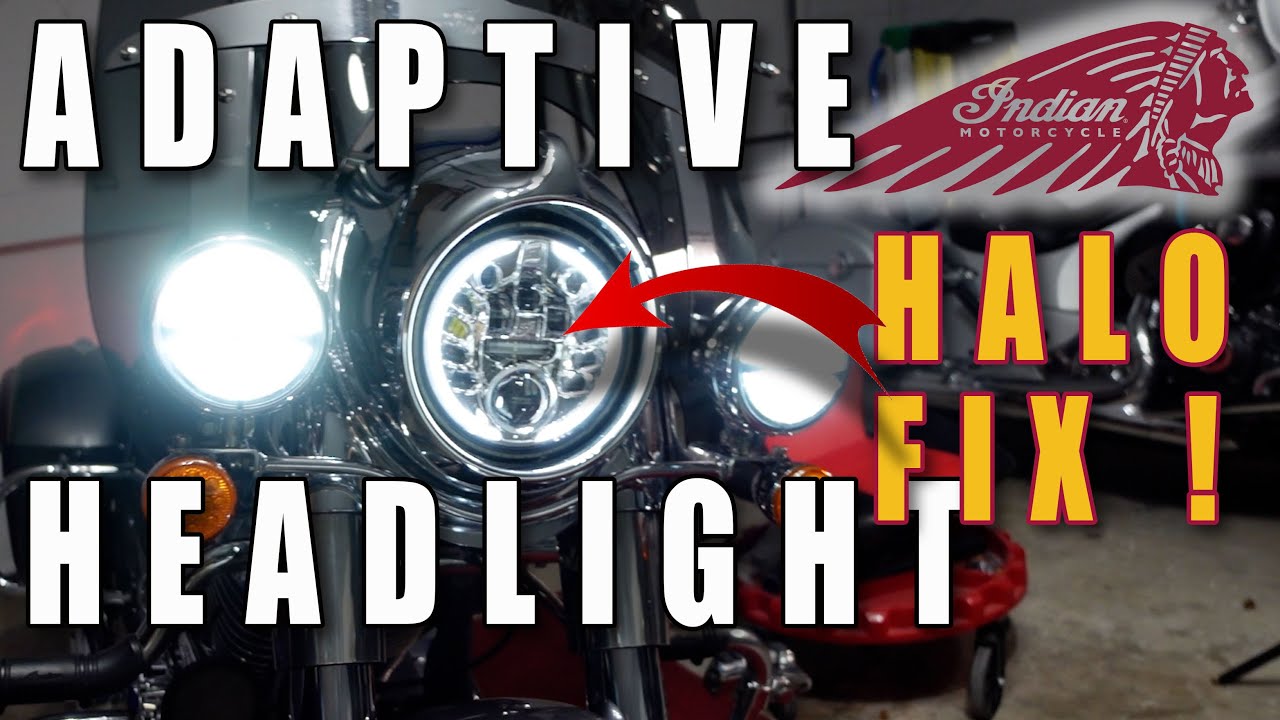 Indian Adaptive Headlight Halo Fix - how to make your halo shine!