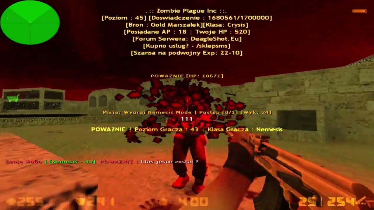CS 1.6 Zombie Plague 2022 EXP MOD