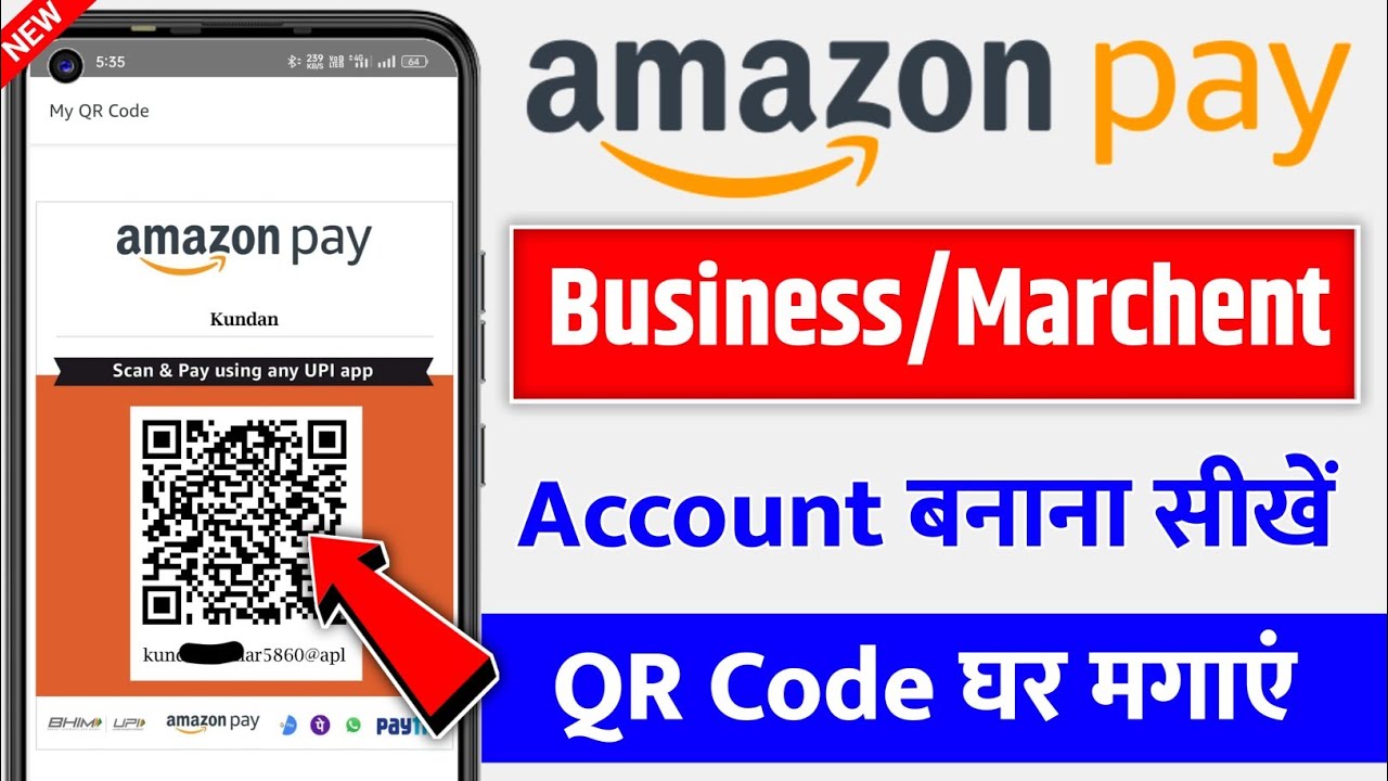 Amazon pay merchant account kaise banaye l Amazon pay for business | amazon pay qr code for shop
