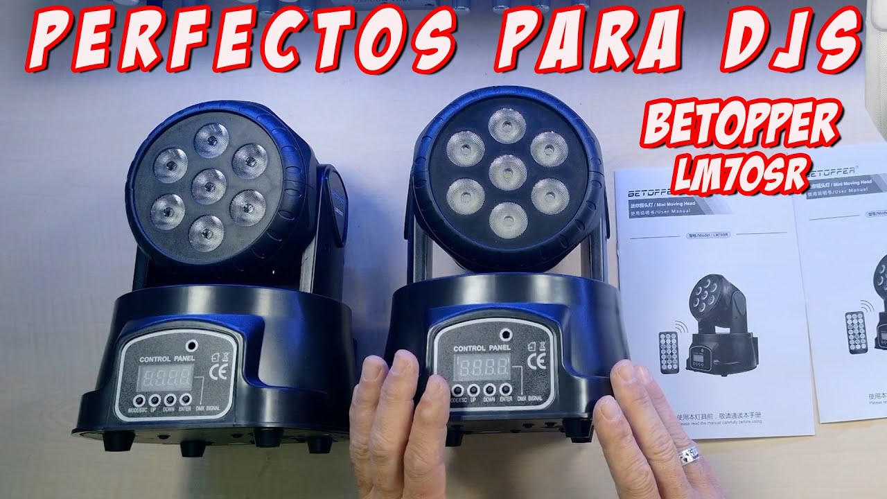 💥ILUMINACIÓN PERFECTA PARA DJS, BETOPPER LM70SR (PRUEBAS Y REVIEWS) EN ESPAÑOL
