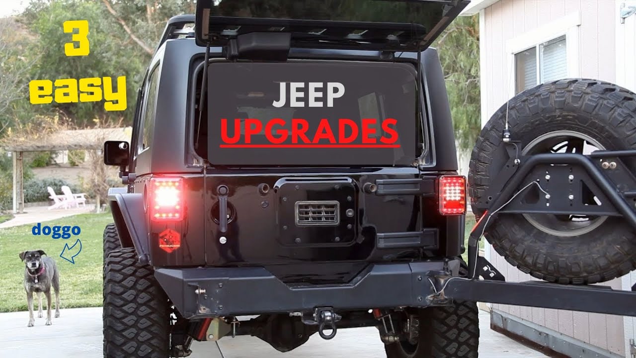 Три простых усовершенствования для Jeep Wrangler, которые под силу каждому!