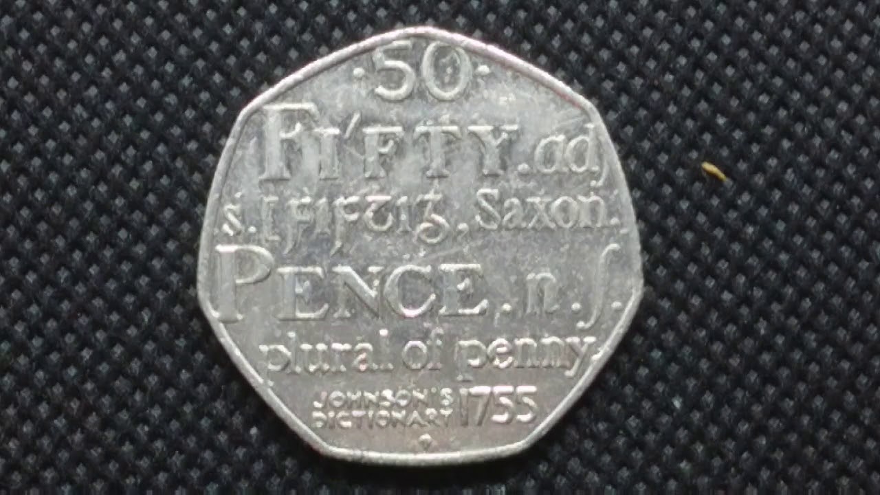 50p Coin: Dictionary - 2005 - United Kingdom
