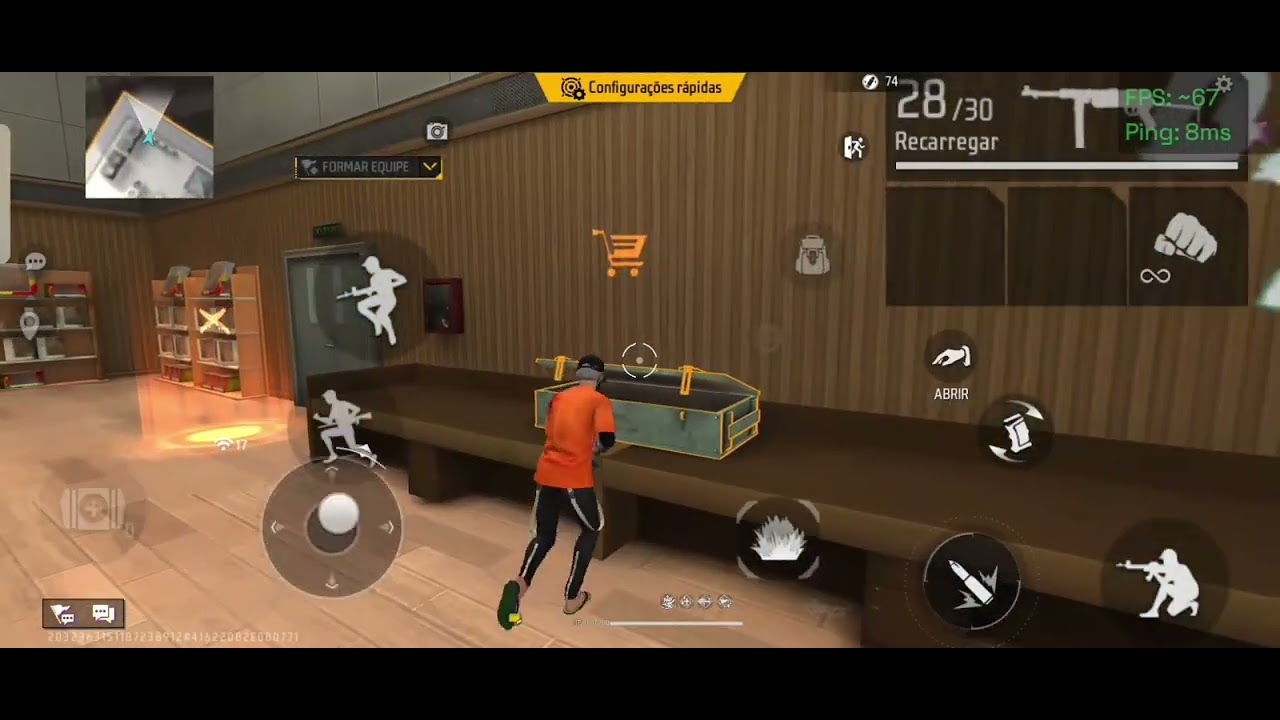 Hud 3 dedos com a sensibilidade no final do vídeo 