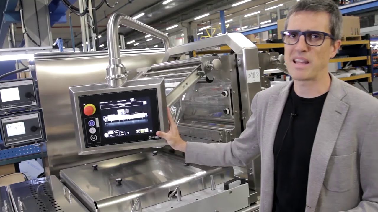 Termoformadora de alta produção para linha de fatiados