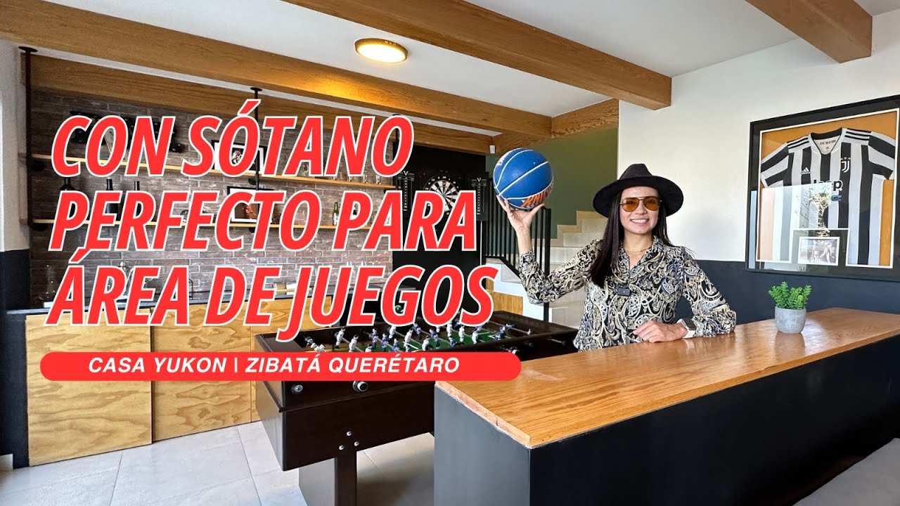 ¡Con SÓTANO amplio para ÁREA de JUEGOS! | $4,150,000 | Casa YUKON Zibata Querétaro