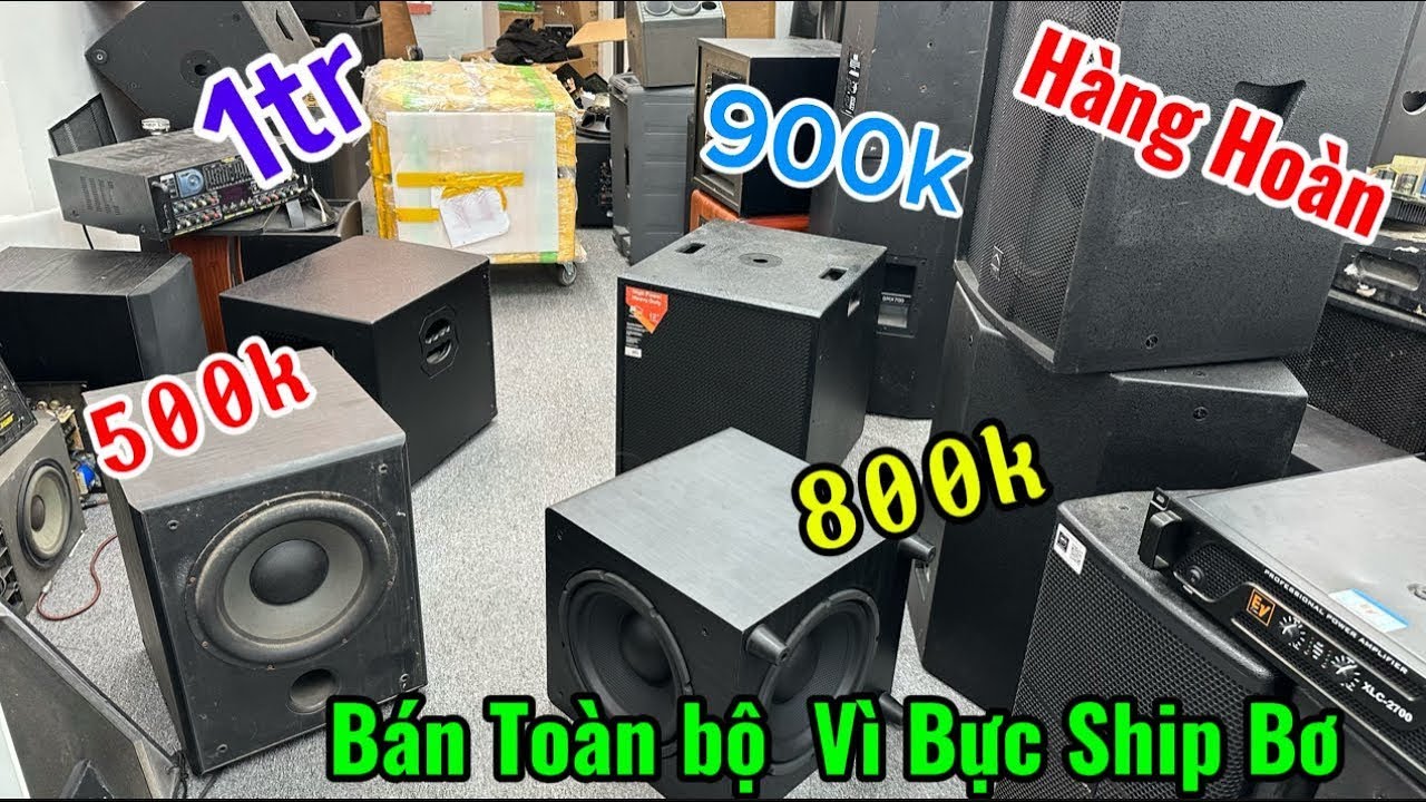 Đầu Năm , Xả kho hàng hoàn Sub Trầm 30, YAMAHA, JBL, B3, Martin Giá 500k-800k / Cục LH:083.835.6665