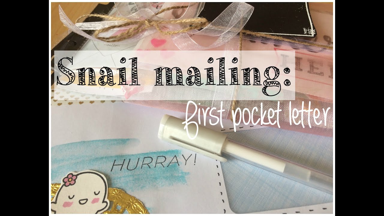 -Snail mailing n°1- Première pocket letter