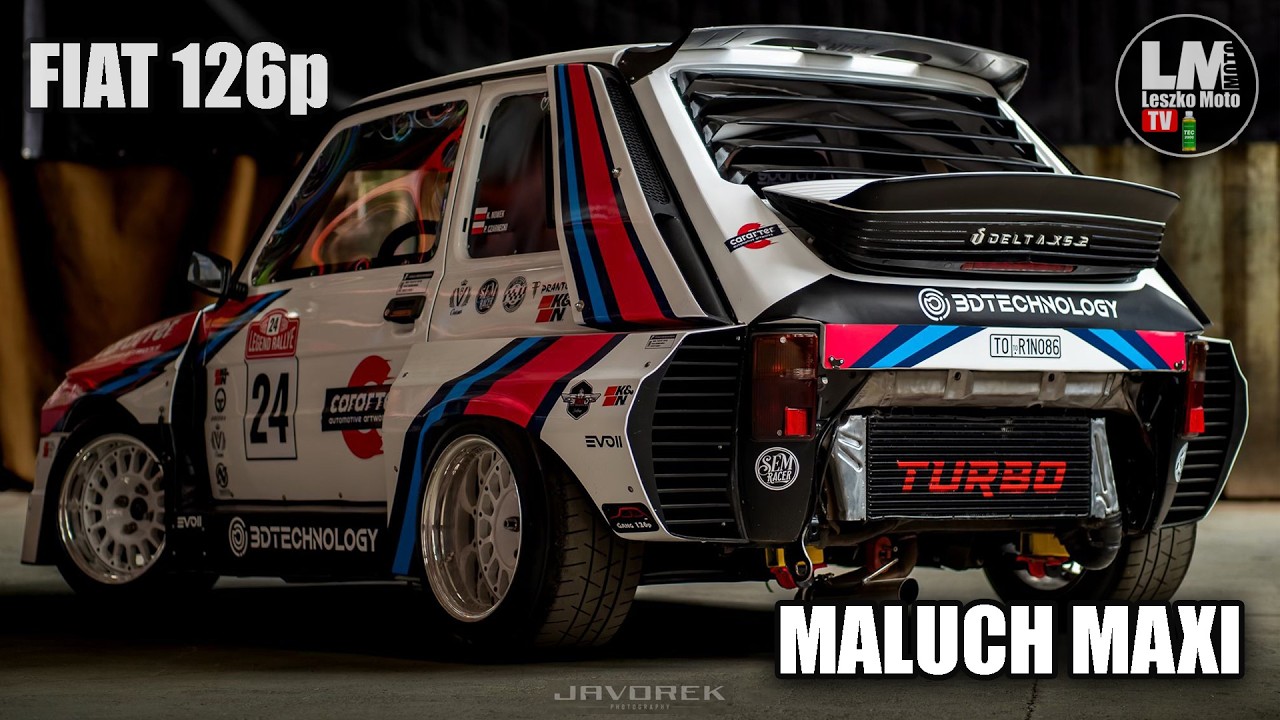 Jedyny taki maluch na świecie !! Fiat 126p 1.3 TURBO delta xs evo2