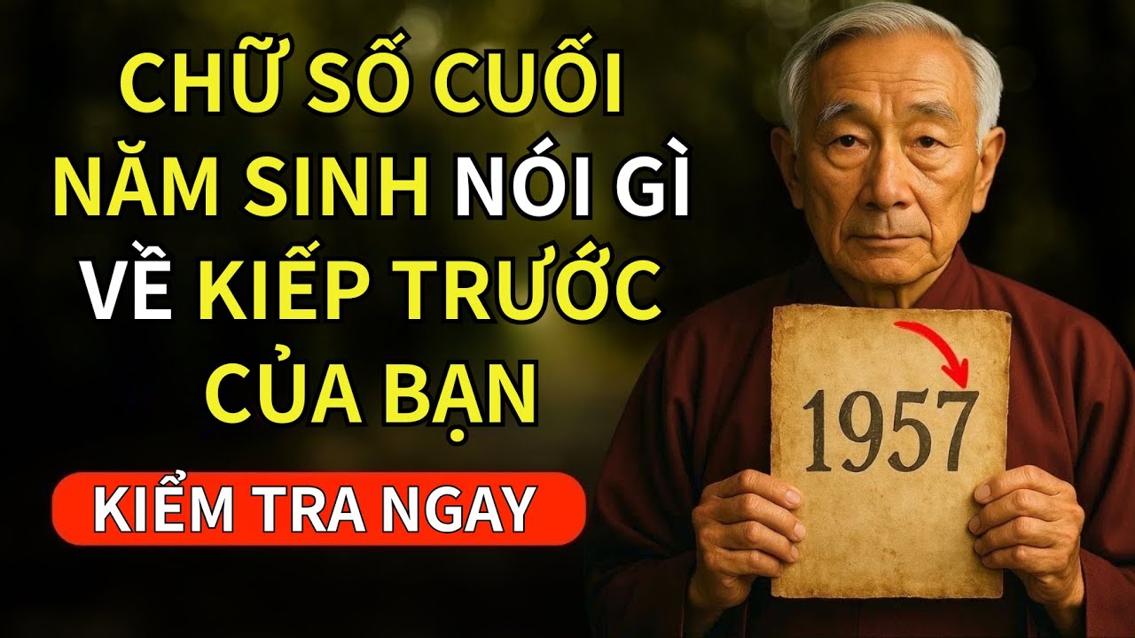 Chữ Số Cuối Cùng Trong Năm Sinh Nói Gì Về Kiếp Trước Của Bạn | Trí Tuệ Phật Giáo