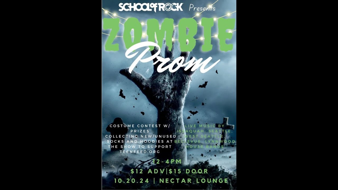 School of Rock Seattle House Band 2024 - Zombie Prom at Nectar Lounge - 10/20/2024