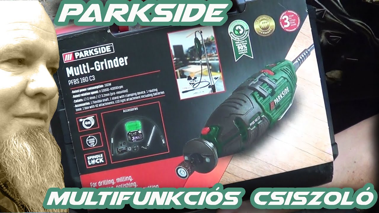 Parkside PFBS 160 C3 - multifunkciós csiszoló