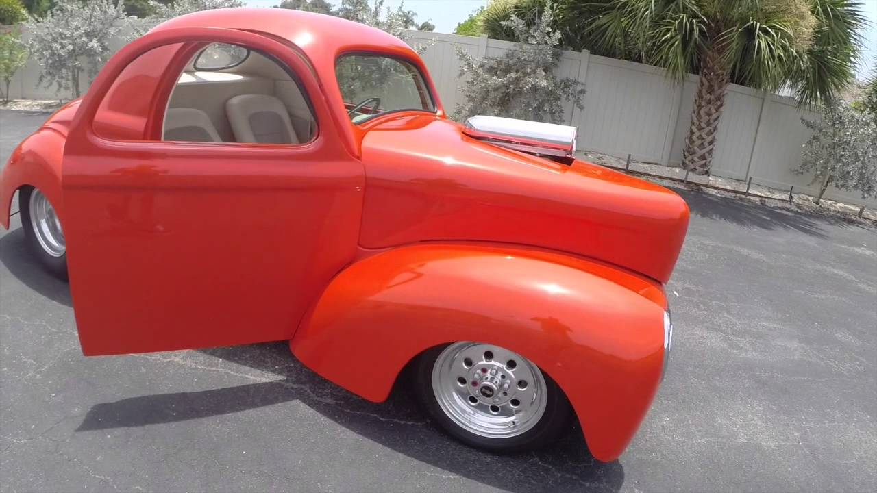 Walk Around & Start 1941 Willys Coupe #2267