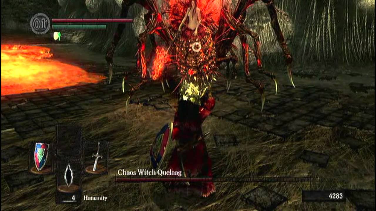 Dark Souls Rebirth Part 10- QUAELAGG BOSS FIGHT