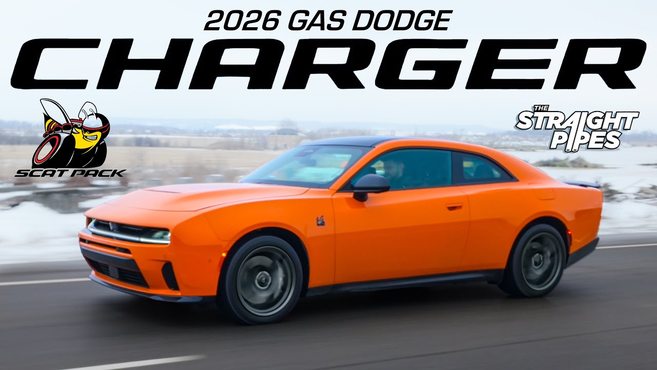 Самый честный и бескомпромиссный обзор Dodge Charger Scat Pack 2026 года с бензиновым двигателем ...
