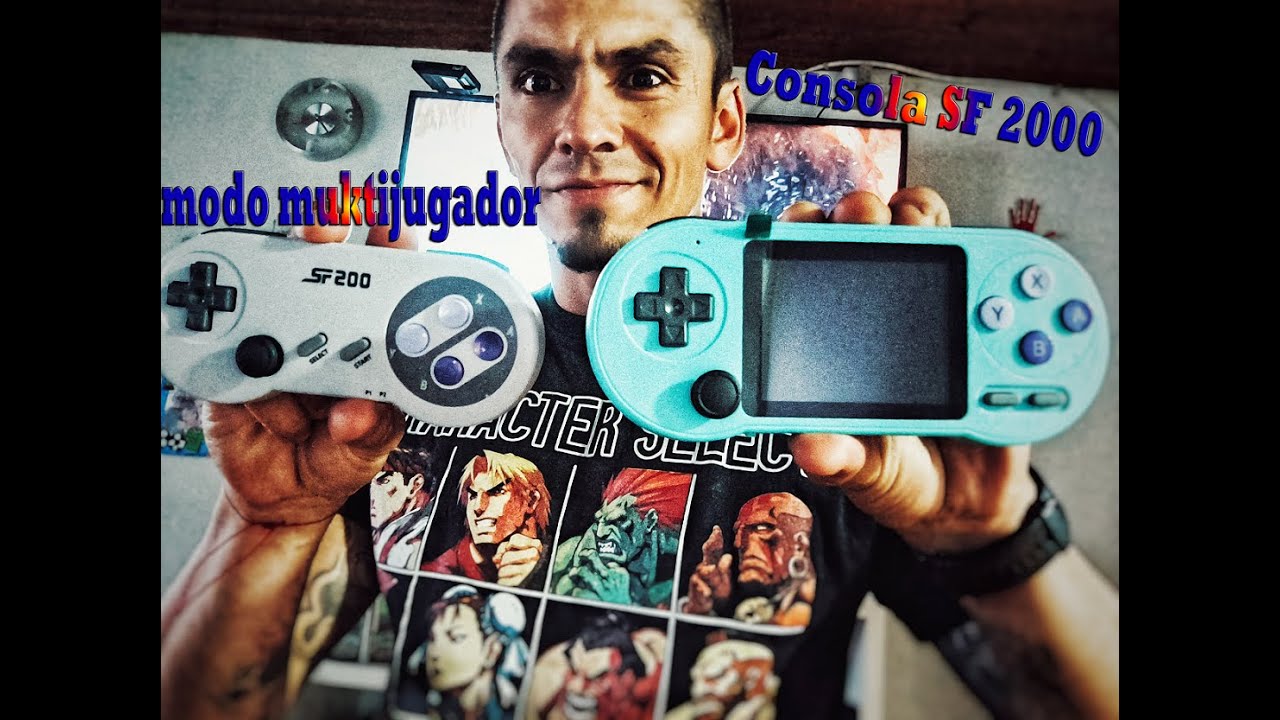 CONSOLA RETRO | SF2000 | MODO MULTIJUGADOR