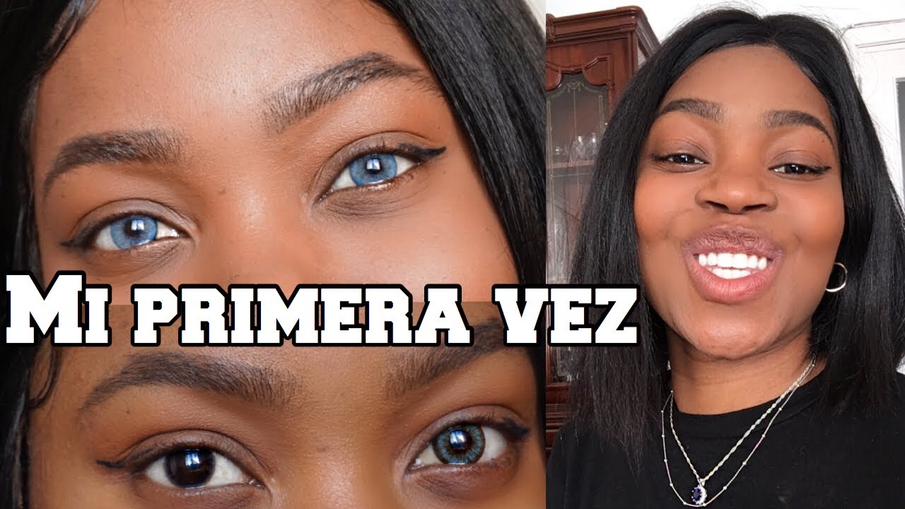 PROBANDO LENTILLAS de colores   /@brendalaplata