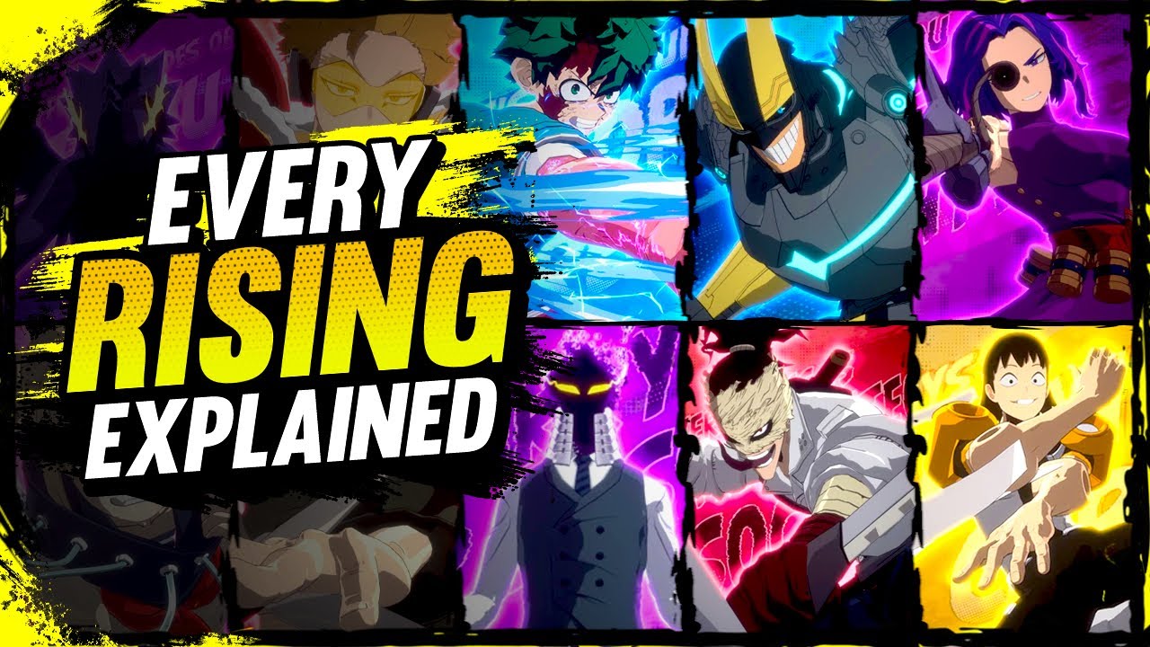 Every Rising Ability Explained In My Hero All's Justice