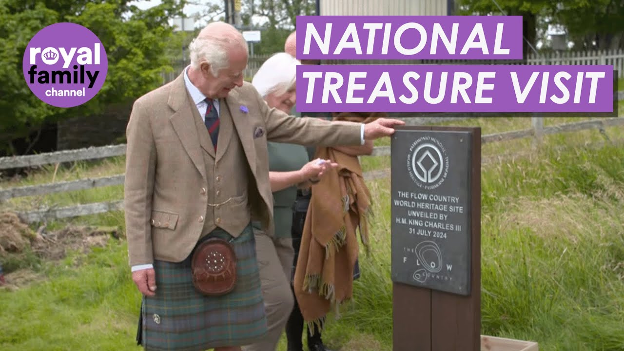 The King Visits Scotland's Newest UNESCO World Heritage Site