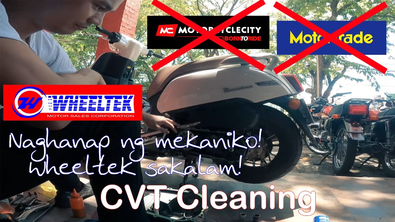 SA WHEELTEK BALANGA NAKAKITA NG MEKANIKO | AMSOIL | PANAREA 125i CVT CLEANING