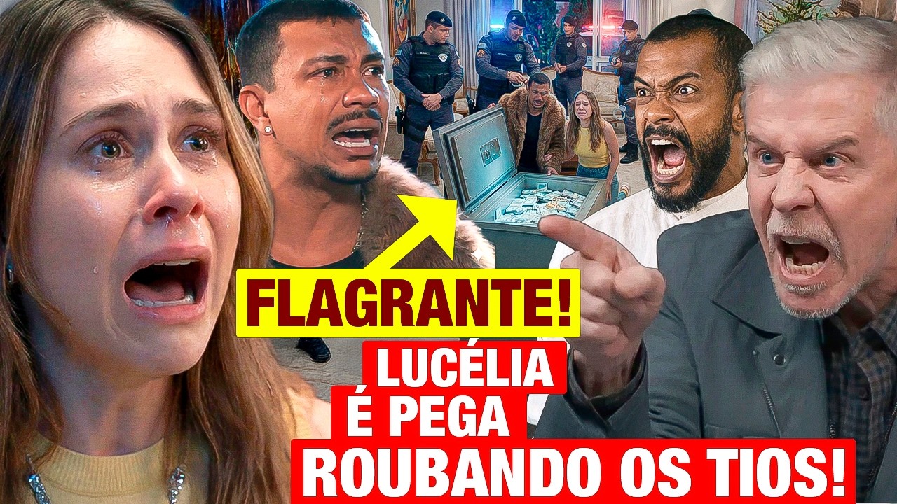 TRÊS GRAÇAS - Lucélia e Bagdá são GRAVADOS pegando FORTUNA DOS TIOS dela e são DESMASCARADOS!