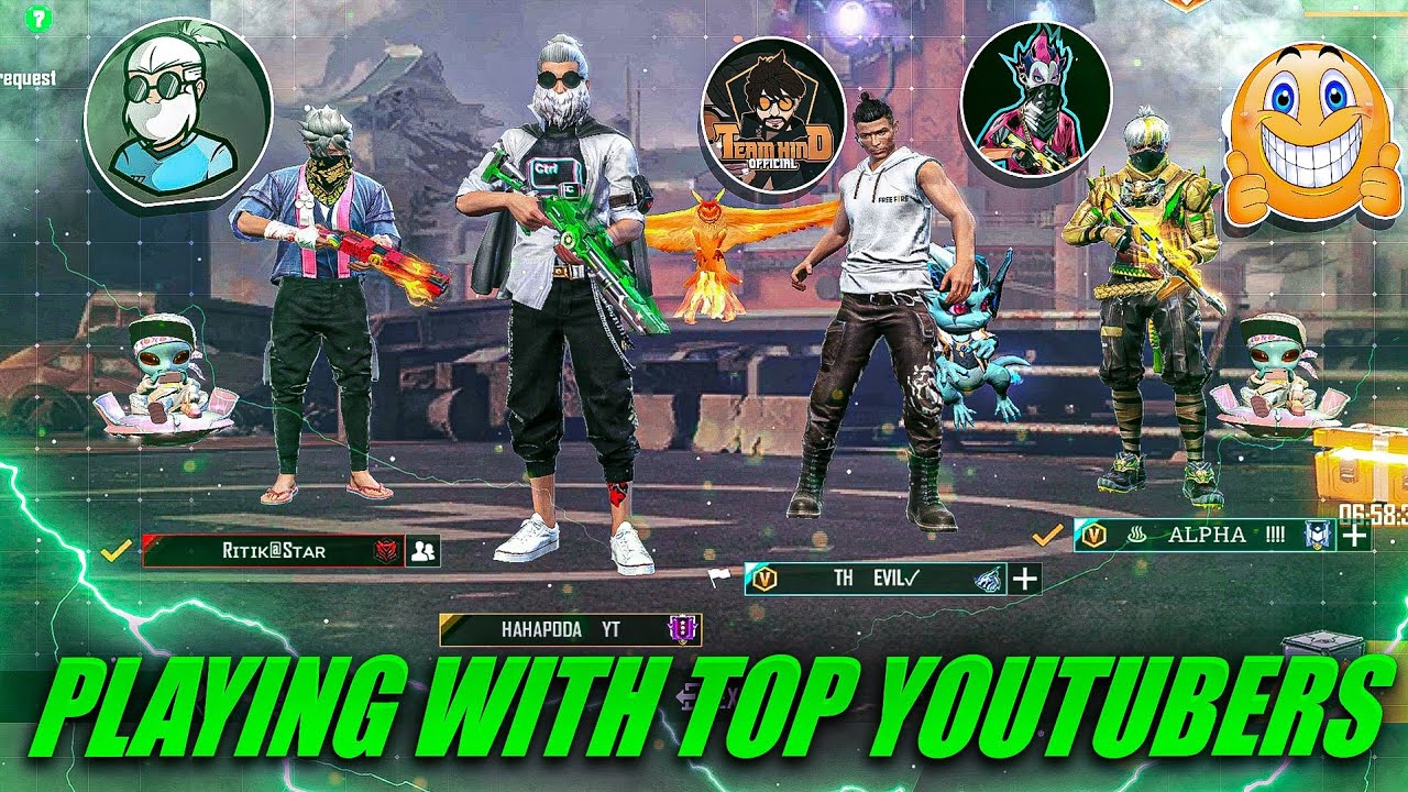 Playing With @ritikstar2412 @ALPHAFREEFIREE @Evil_official ClashSquad Ranked || HahapodaGamer