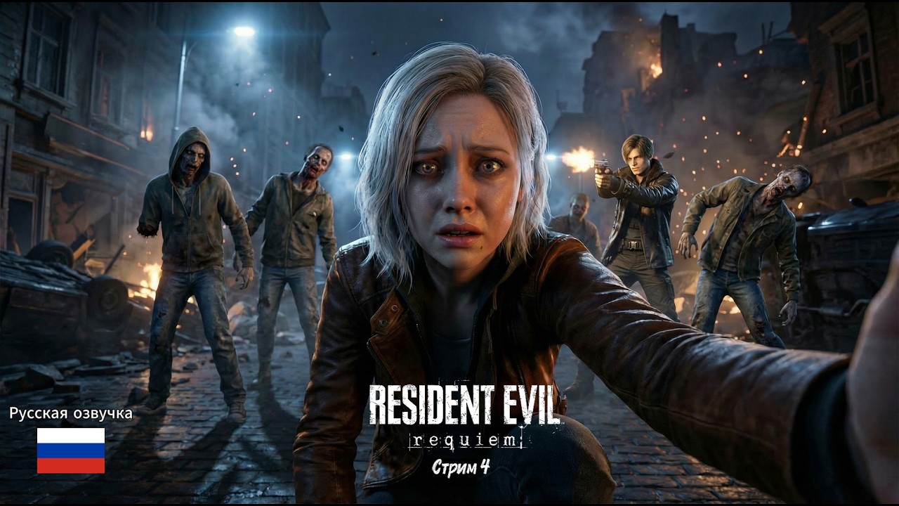 🔴 Раккун Сити 📹 Resident Evil 9: Requiem [PC 2K 60FPS] Стрим №4.