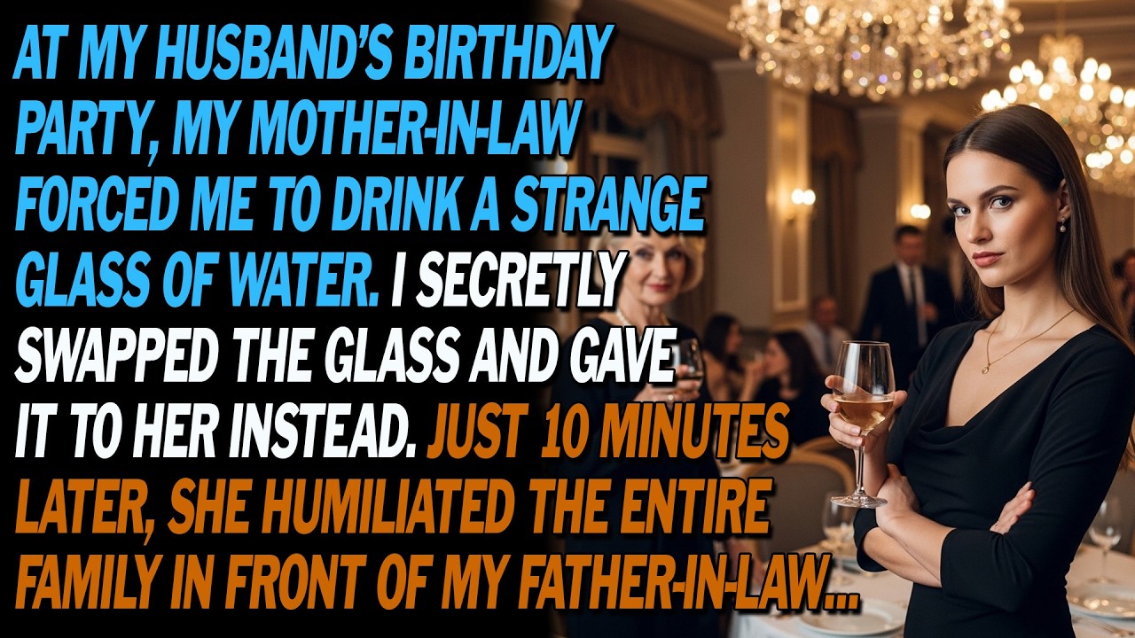 😈 My Mother-in-law Forced Me To Drink A Strange Water — ⏳ I Switched The Glass. Ten Minutes Later…