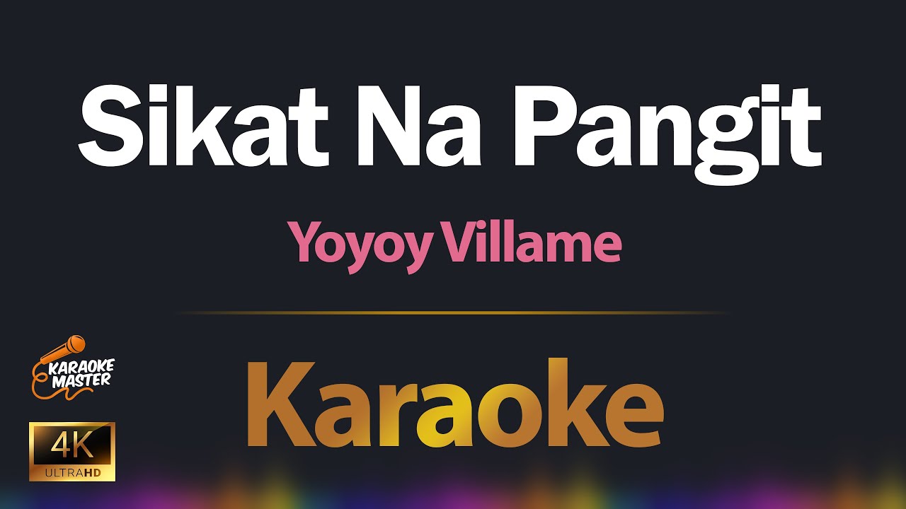 Sikat Na Pangit - Yoyoy Villame KARAOKE