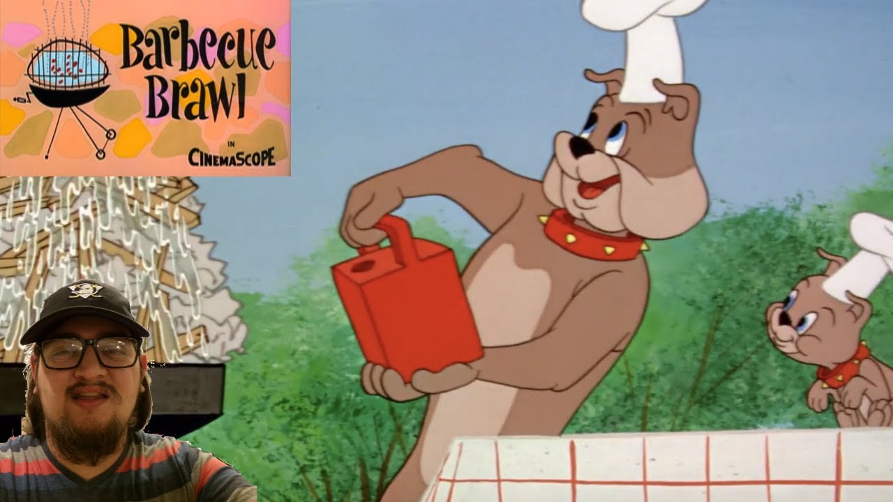 Tom and Jerry - Barbecue Brawl (1956) - First Time Watching: Can Spike and Tyke Enjoy Their Picnic?
