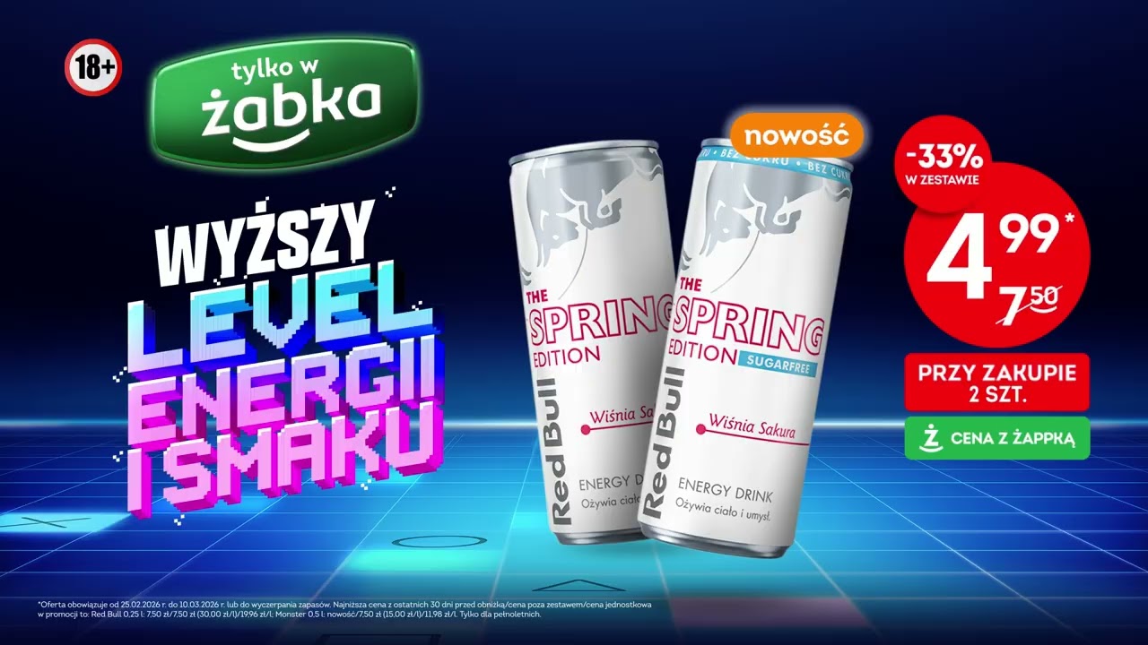 Wyższy level energii i smaku z napojami z Żabki