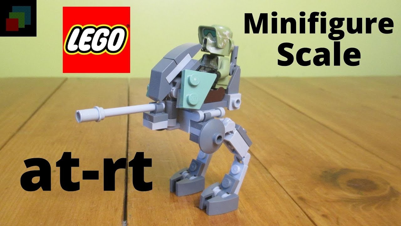 Lego AT-RT MOC Tutorial that's Minifigure Scale