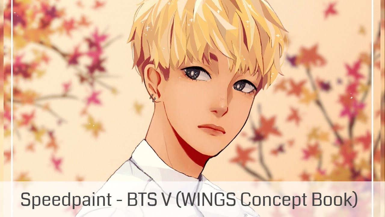 Speedpaint - BTS V (WINGS Concept Book)