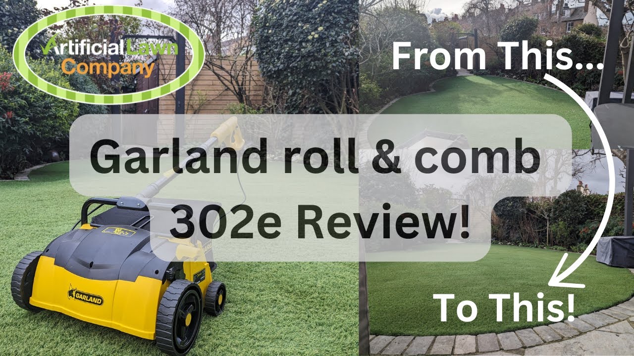 Garland Roll & Comb 302e Artificial Grass Power Brush Test and Review