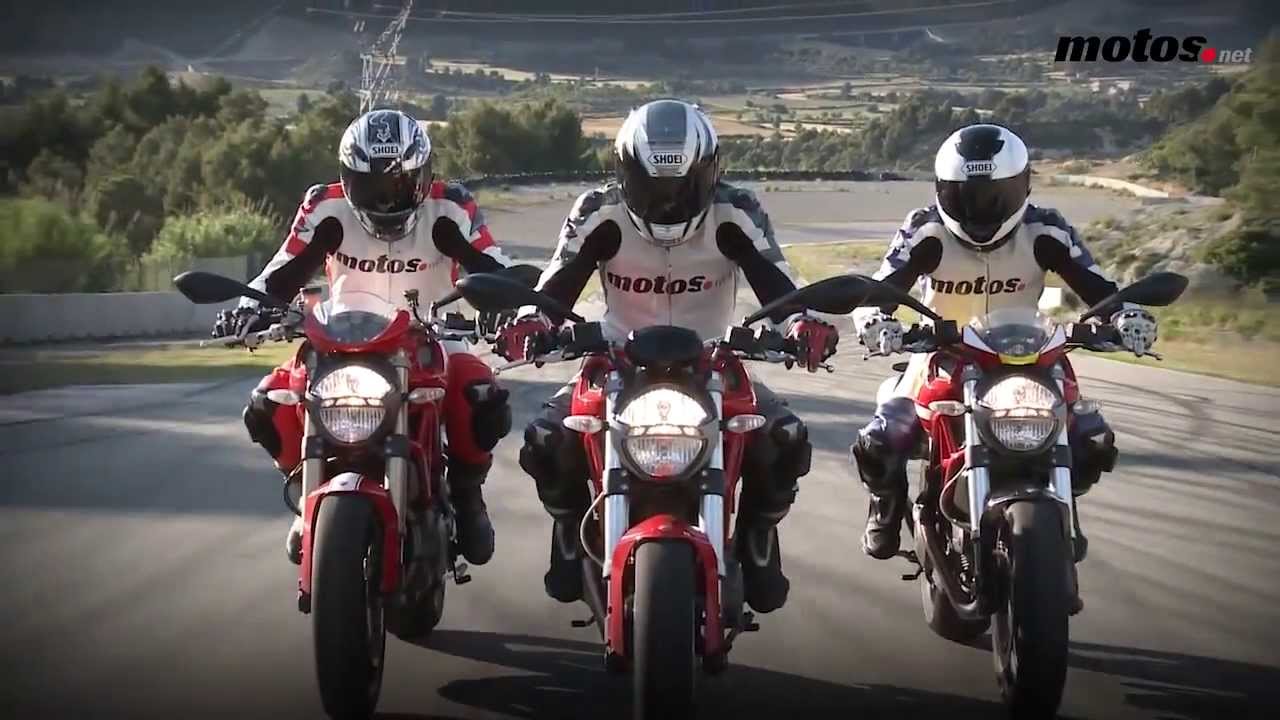 Ducati Monster 696 / 796 / 1100 EVO | Prueba Comparativa Naked / Review en español | motos.net