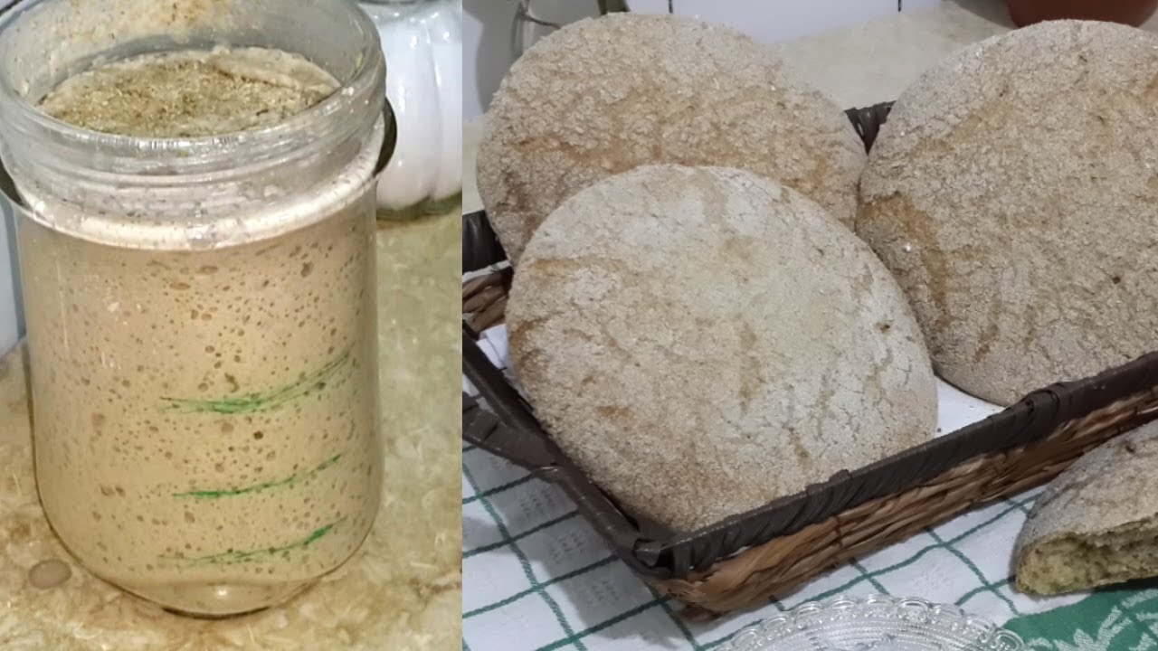 levain naturel  كيف نحضر الخميرة الطبيعية في المنزل و الخبز بالخميرة الطبيعية