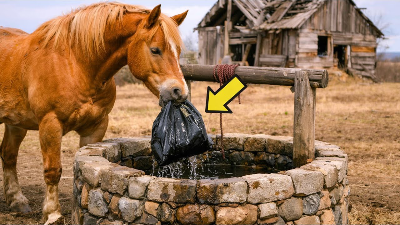 A HORSE FOUND THIS IN AN ABANDONED FARM WELL… BUT WHEN THEY OPENED IT, EVERYONE WAS SHOCKED