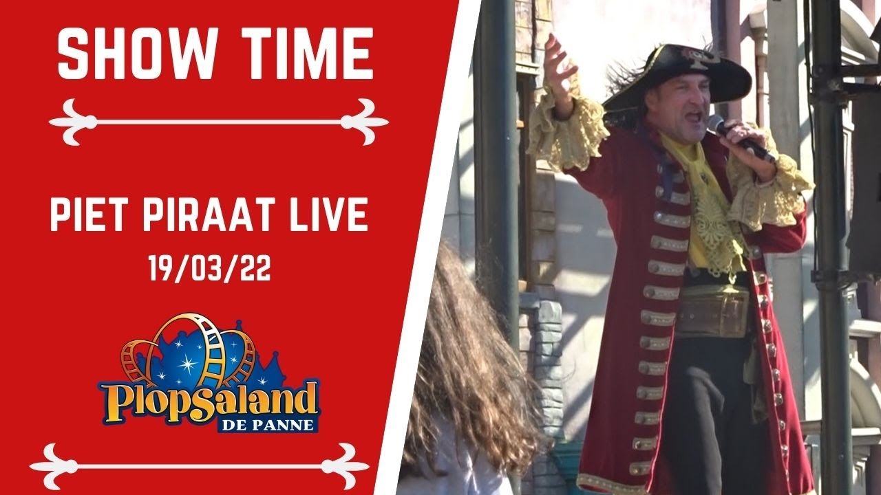 optreden piet piraat @ plopsaland