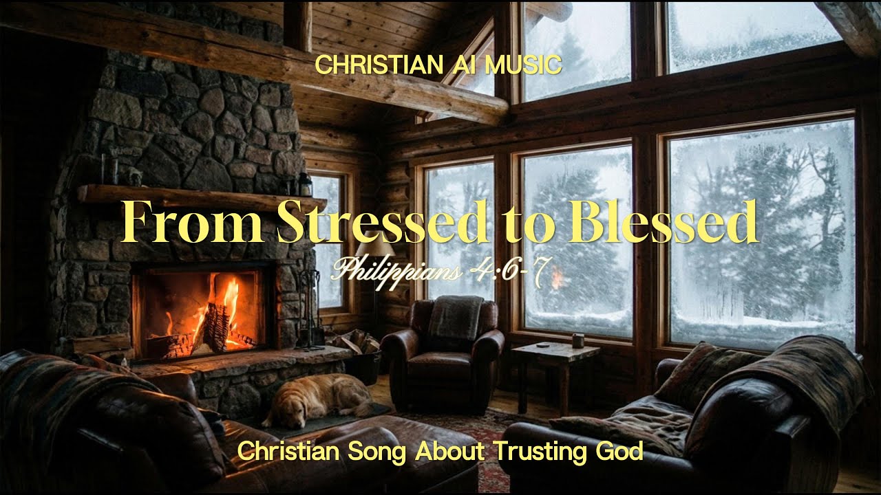 From Stressed to Blessed | Christian Song About Trusting God | Uplifting Acoustic Ballad