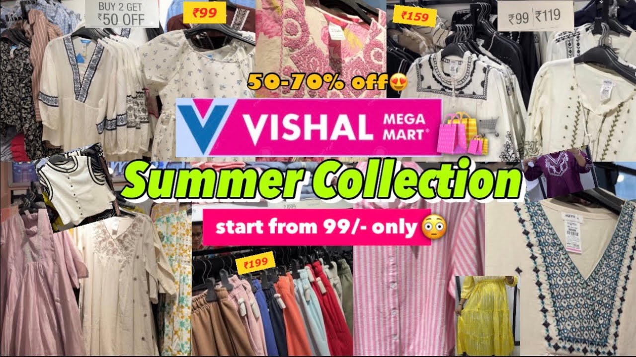 Vishal Mega Mart Summer Collection😱 | only ₹99 se shuru | Latest Summer Collection | Cool And Quirky