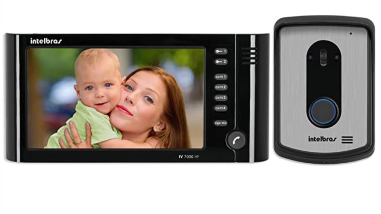 V&iacute;deo Porteiro, Intelbras, IV 7010 HF, Preto por intelbras