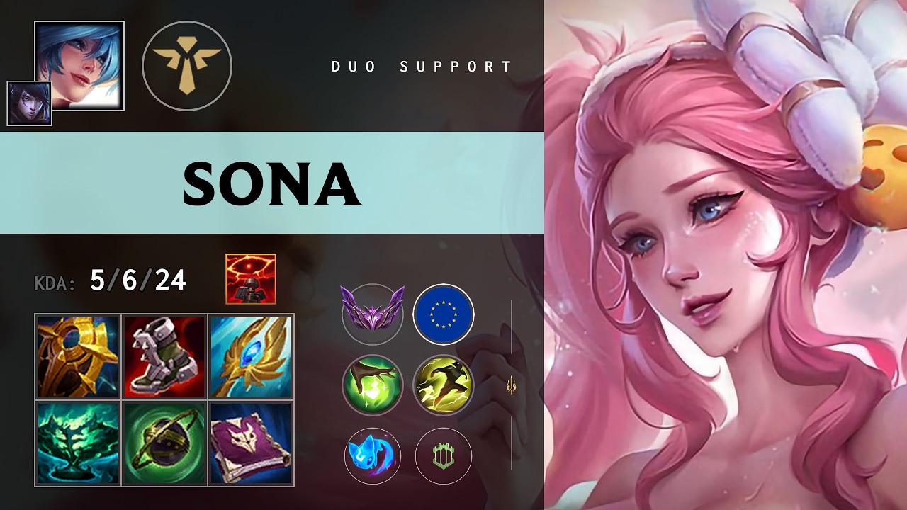 Sona Support vs Senna - EUW Master Patch 26.11