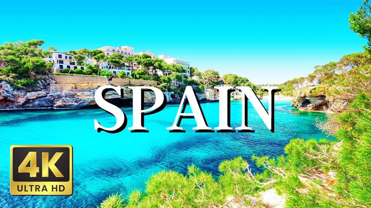 Spain 4K - 1 Hour of Amazing Nature Scenery with Cinematic Music and Nature Sounds