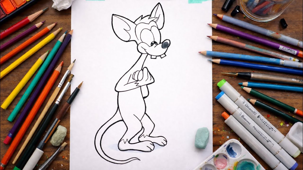 DESENHO SIMPLES COMO DESENHAR O PINK