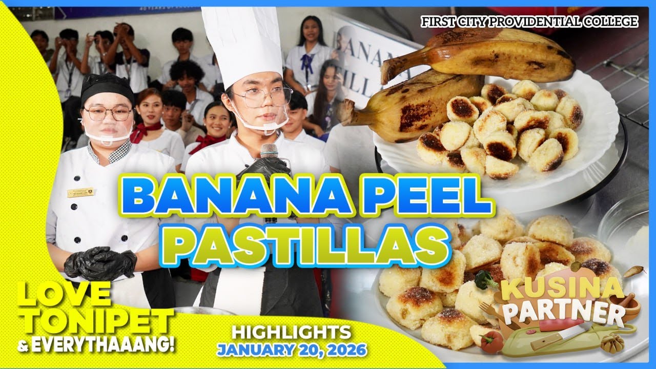 Toasted banana peel pastillas step-by-step tutorial!