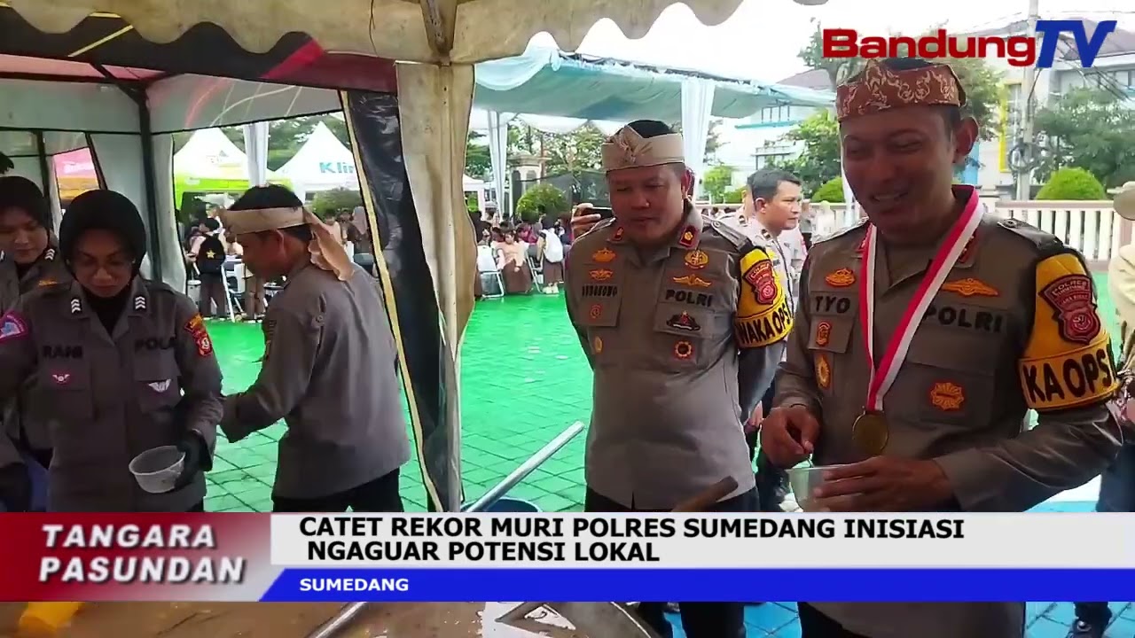 CATET REKOR MURI POLRES SUMEDANG INISIASI NGAGUAR POTENSI LOKAL