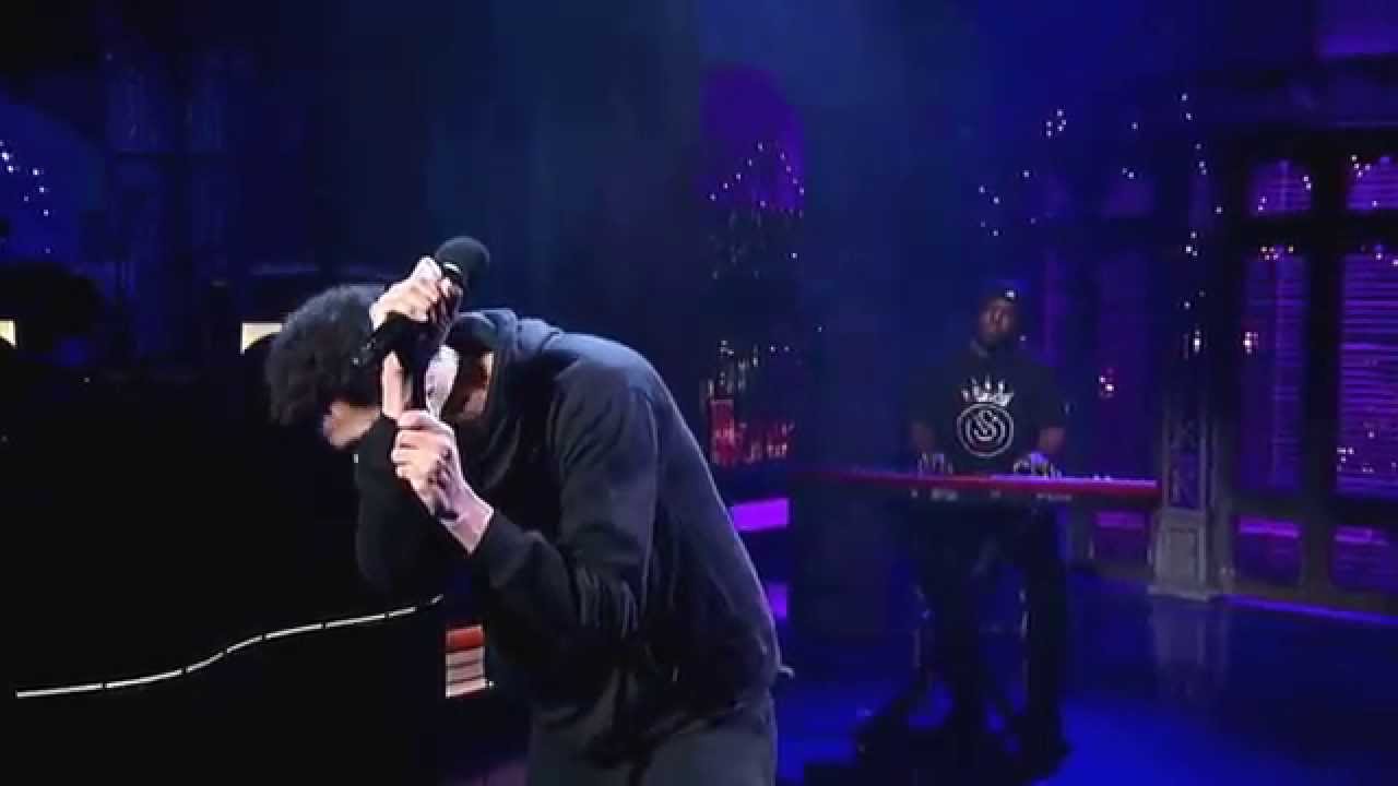 J. Cole performs 